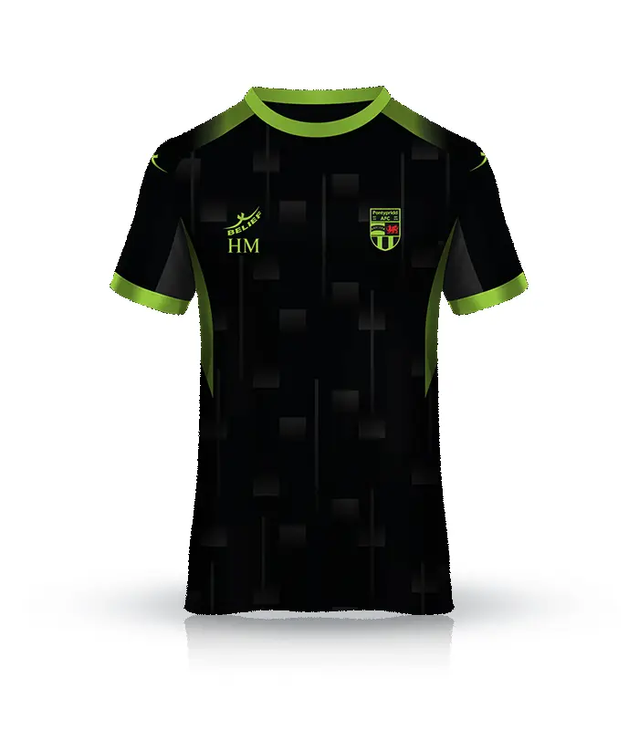 Kids Sub Tee Green Pontypridd AFC