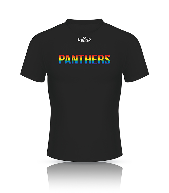 Pride Top Black  Cardiff Panthers