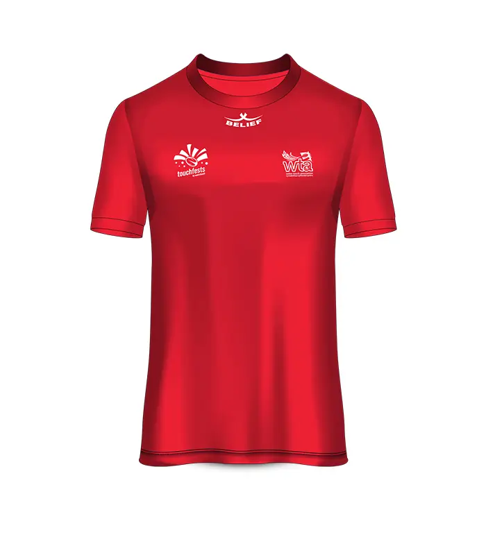 TouchFests Cotton Tee Wales Touch Nationals